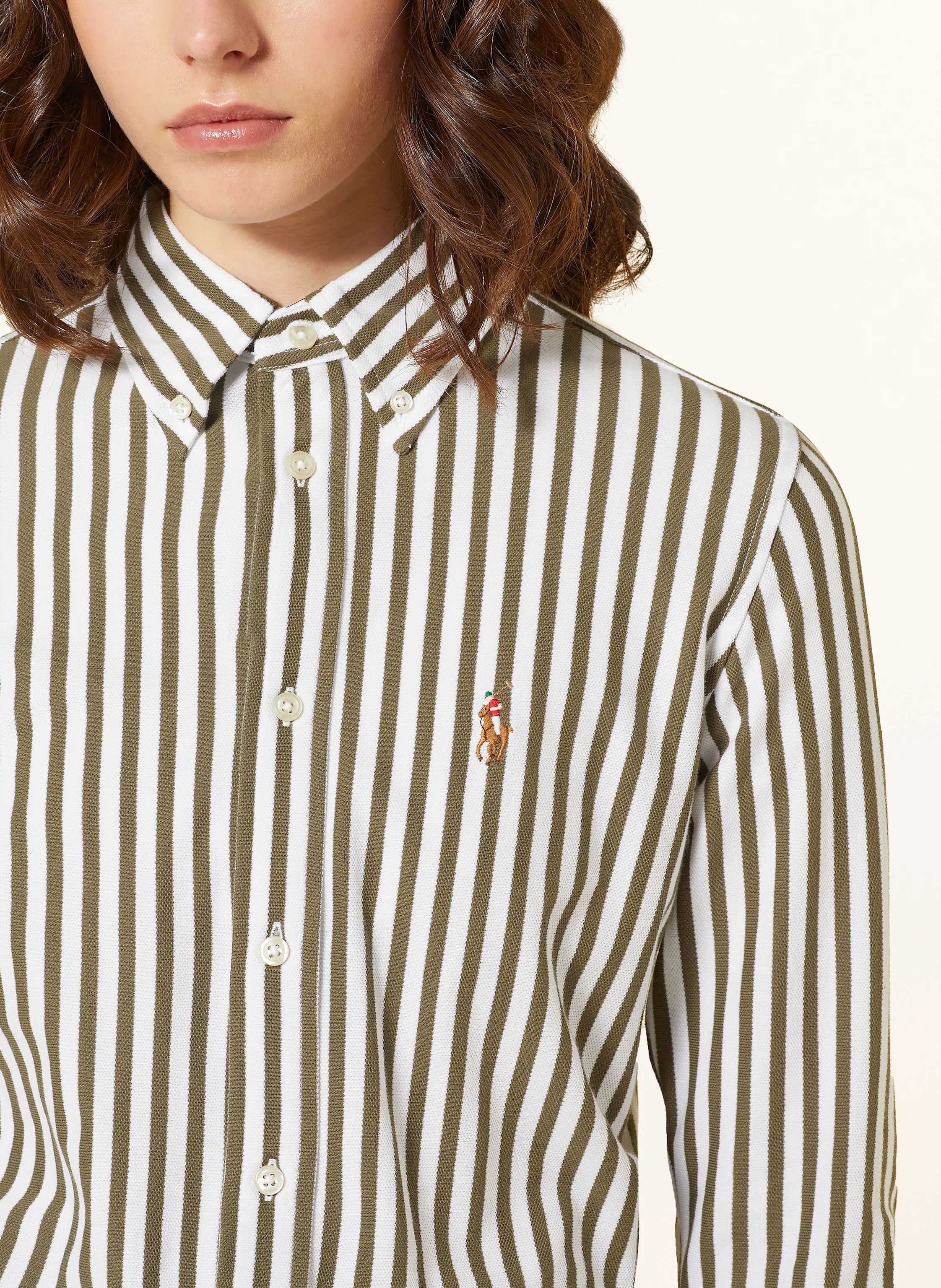 POLO RALPH LAUREN Hemdbluse aus Piqué