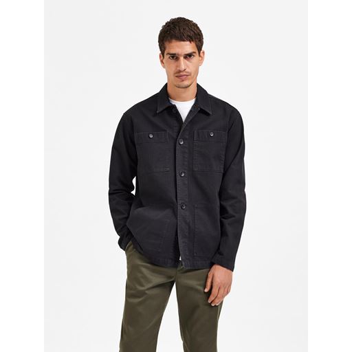 Selected Homme Tony Overshirt, Sort, S