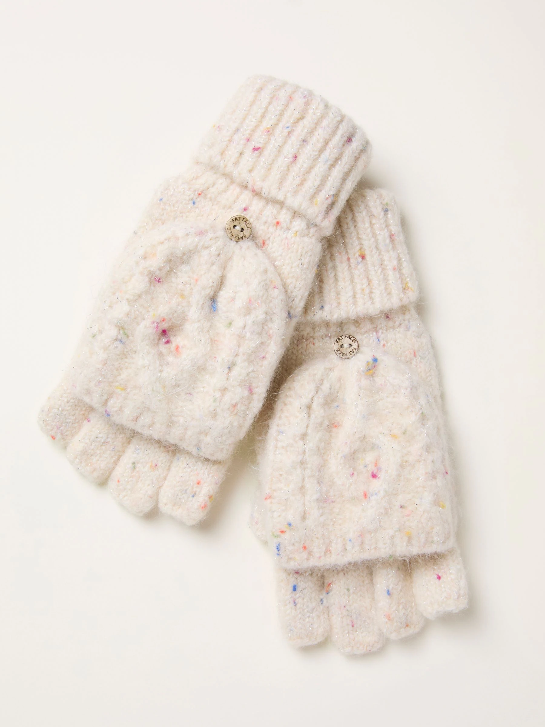 FatFace Confetti Overflap Gloves