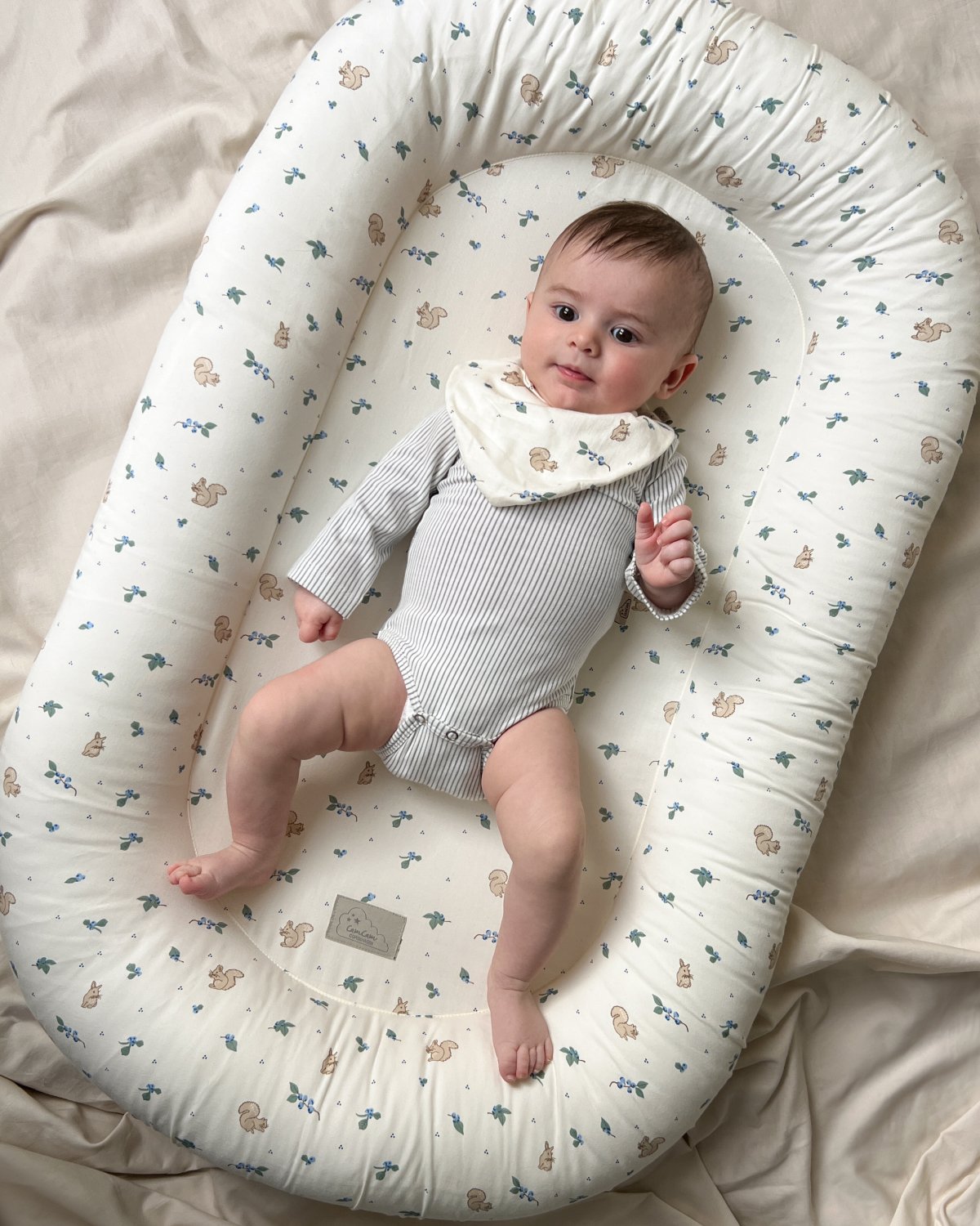 Babynest – 100% Øko Bomull | 52×84 cm