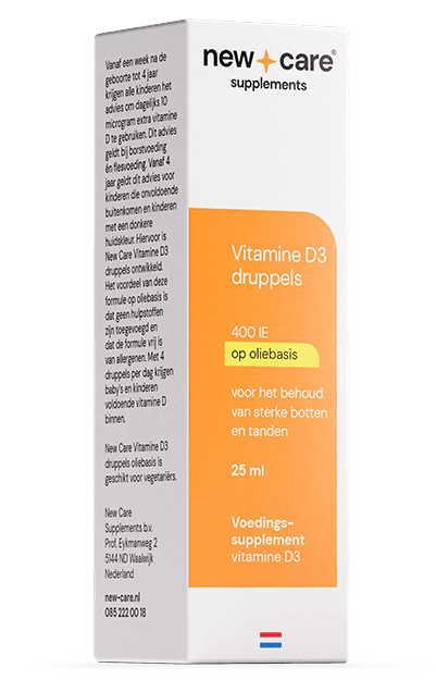 New Care Vitamine D3 Druppels Oliebasis 25ml