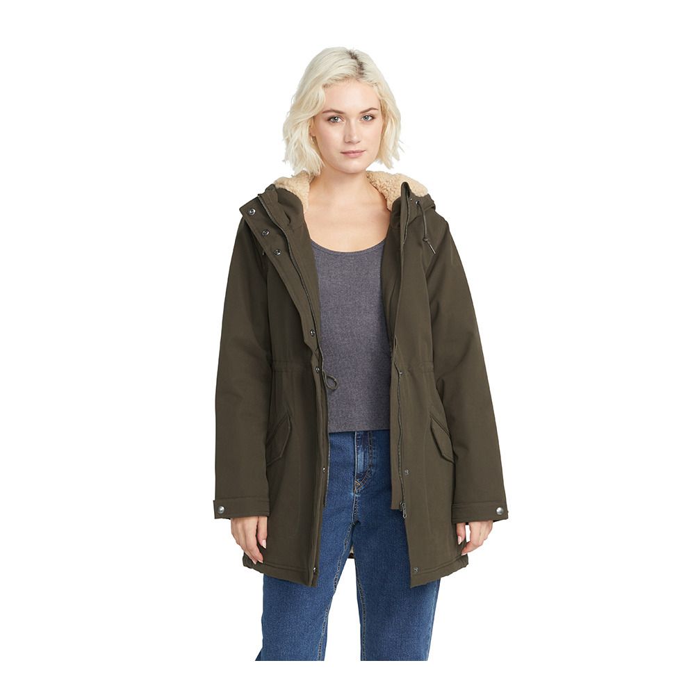 Volcom LESS IS MORE 5K - Parka Femme wren