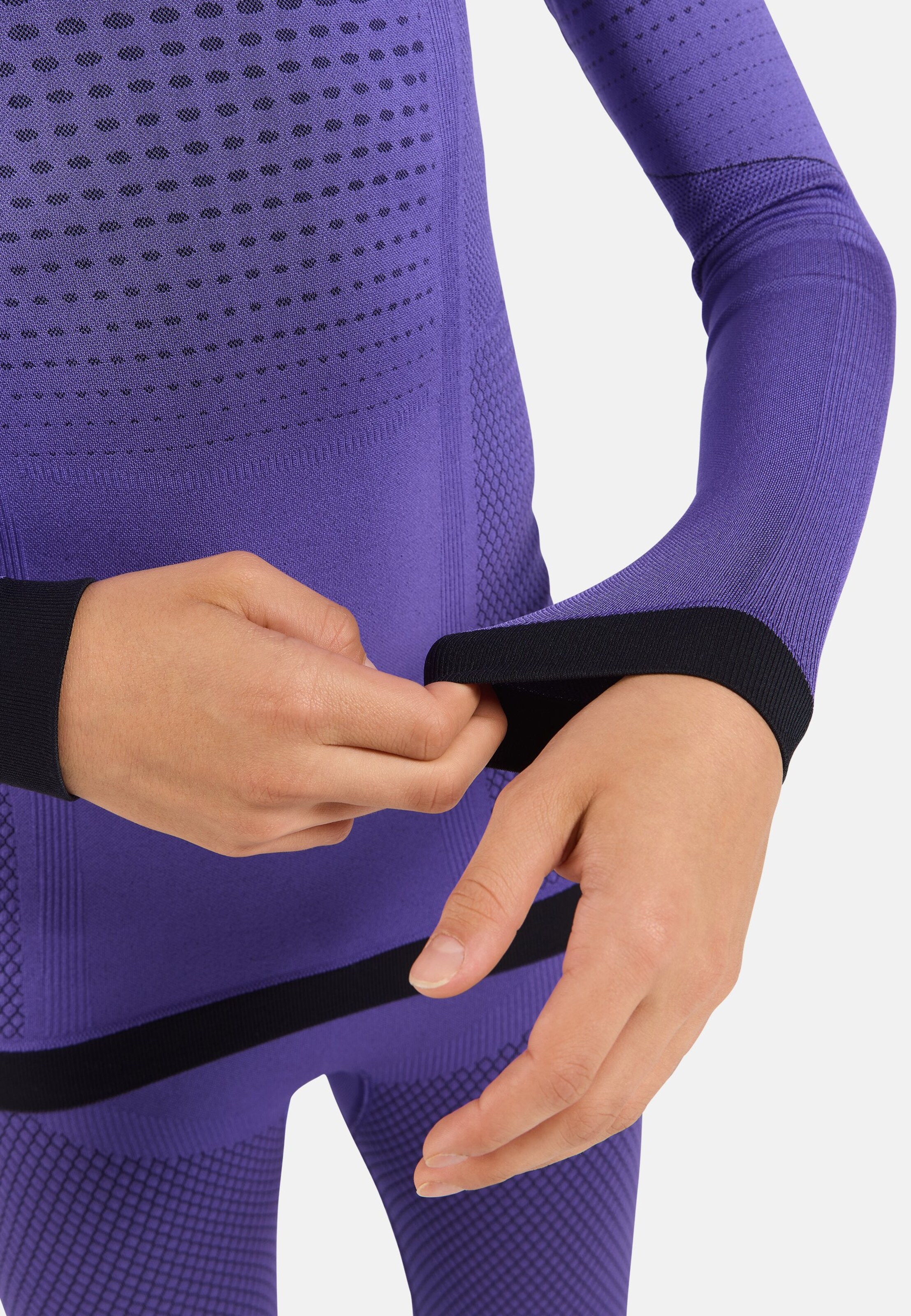 Evolution Warm Base Layer Langarmshirt in afterparty - black