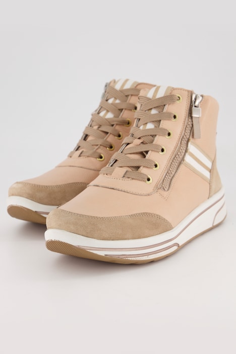 Ara Sneaker, hoher Schaft, Zipper, Wechselfußbett