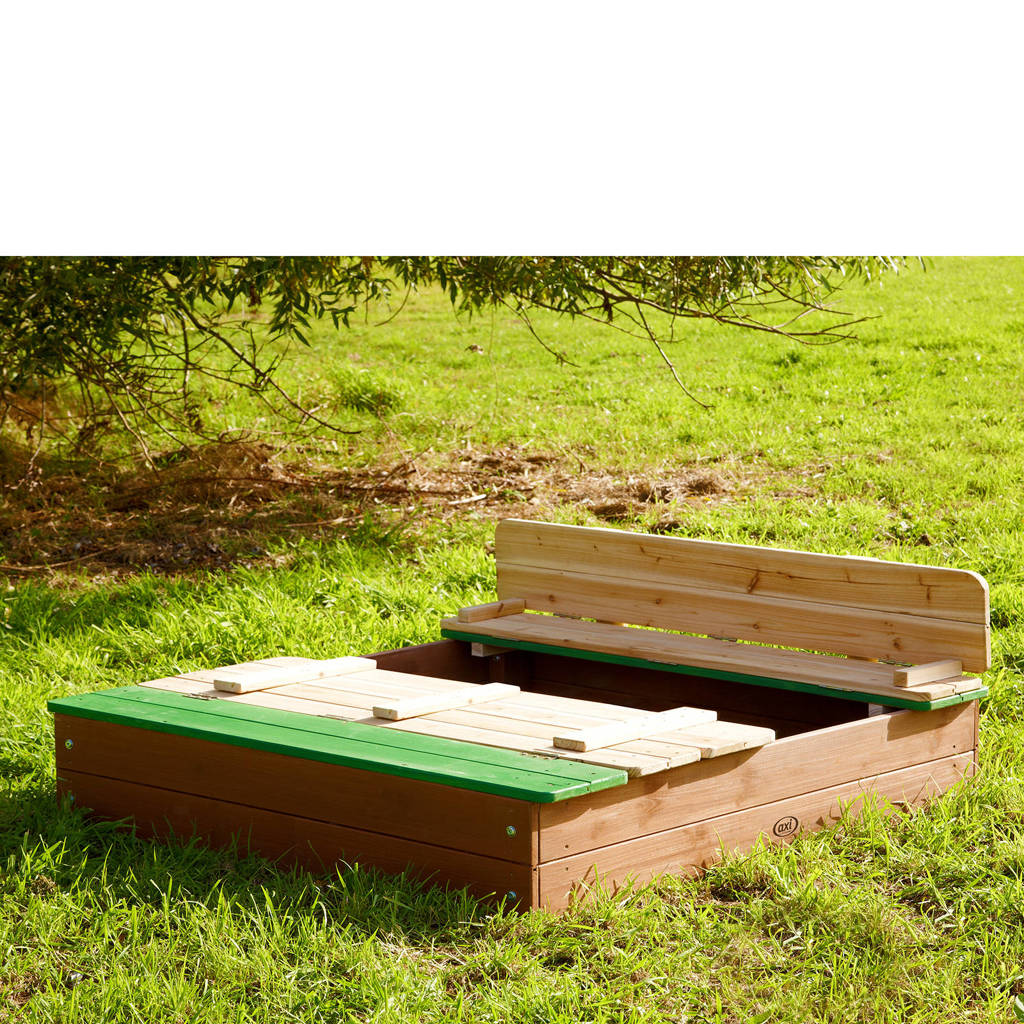 Ella XL Houten zandbak 120x120x20cm