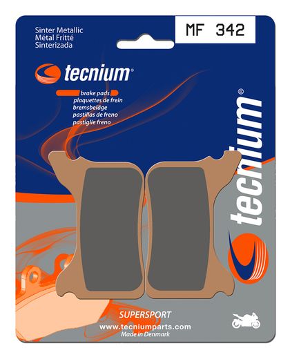 Plaquettes de freins Tecnium Performance métal fritté - MF342