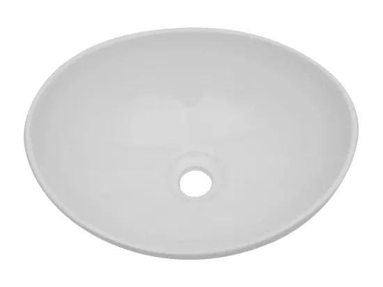 Meuble de salle de bain en deux pièces Céramique Blanc