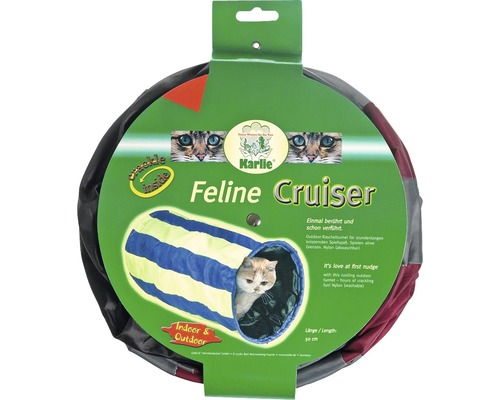 Feline Cruiser Outdoor Crinkle Tunnel 50 cm, zwart-wit