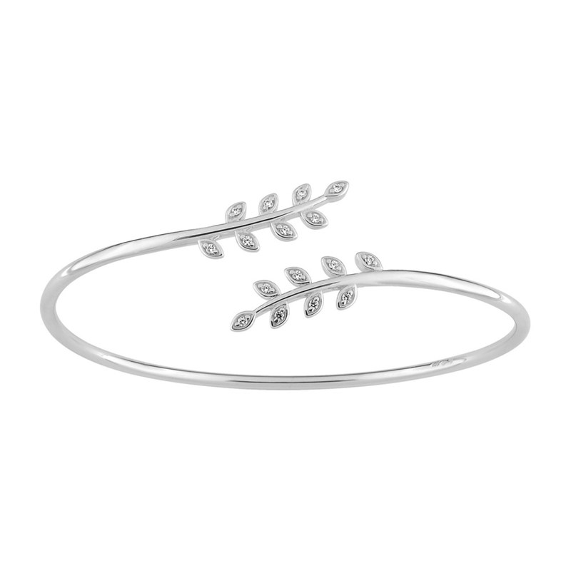 Bracelet Femme - Oxyde de zirconium - Argent 925 - Longueur : 18 cm