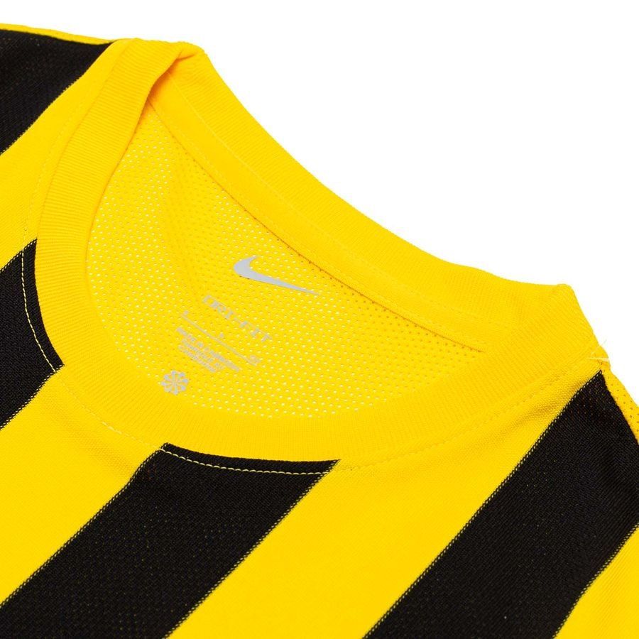 Nike Maillot Dri-FIT Striped Division IV - Jaune/Noir/Blanc Femme