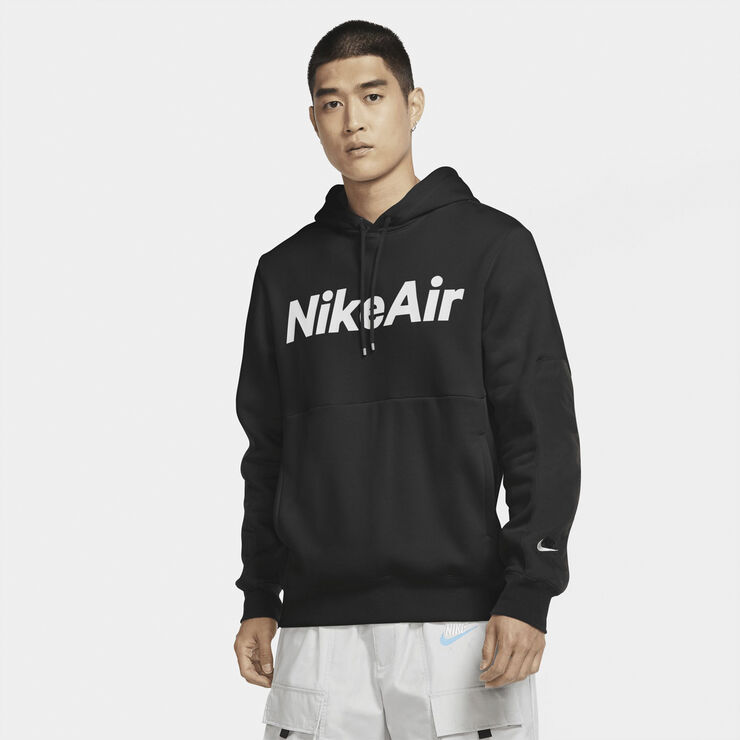 Nike air fleece hoodie Black
