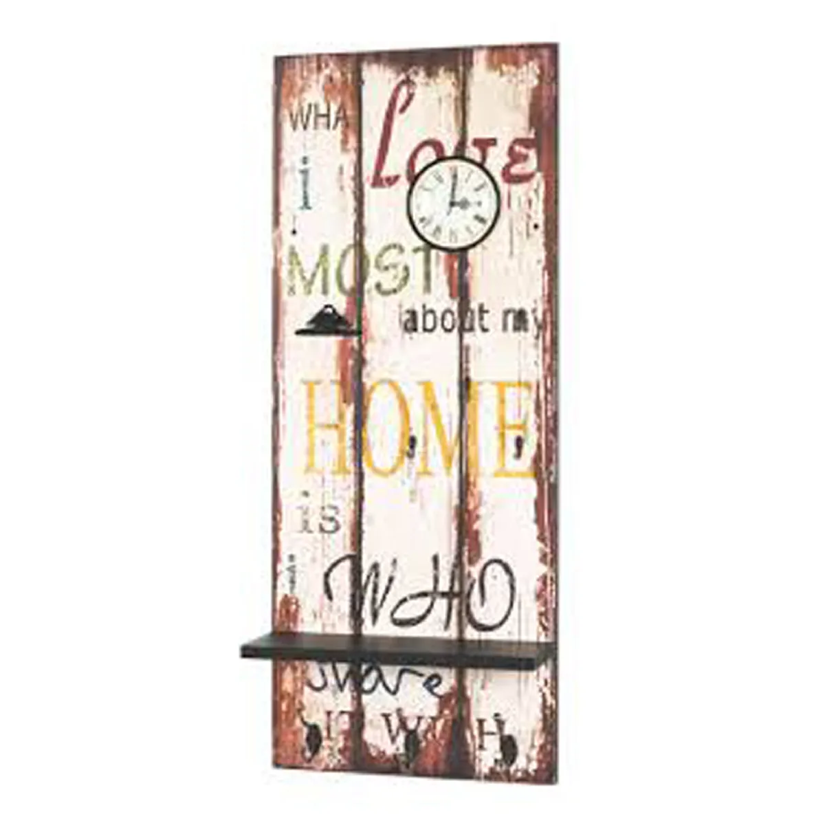 Garderobe Murale Vintage Noir - pegane