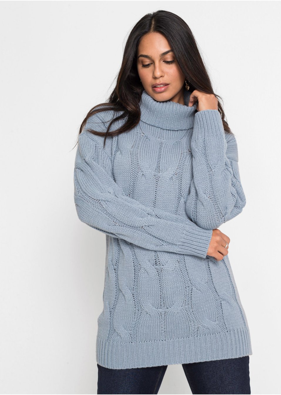 Pull à motif torsadé