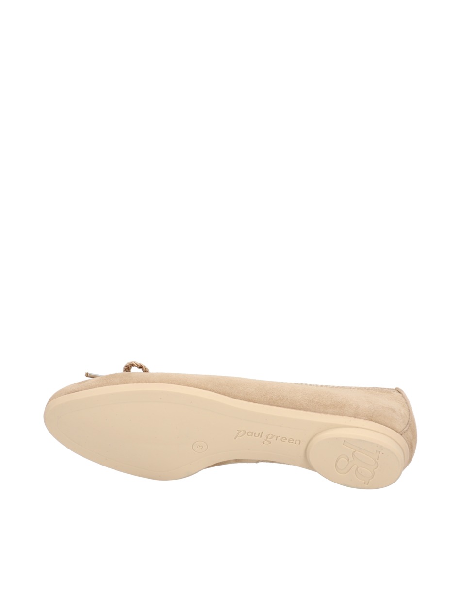Veloursleder Ballerina
