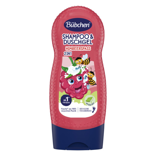 Bübchen Kids Shampoo & Duschgel Himbeerspaß 230ML