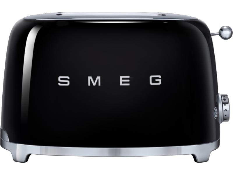 SMEG Toaster 50'S RETRO STYLE TSF01BLEU Schwarz Klassischer Toaster, Schwarz