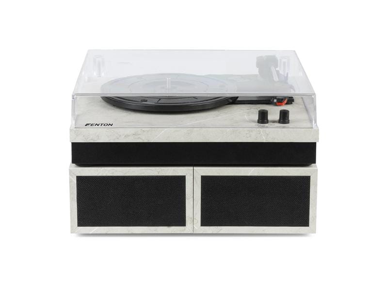 Fenton Plattenspieler RP165M Marmor Hi-Fi Plattenspieler mit Bluetooth