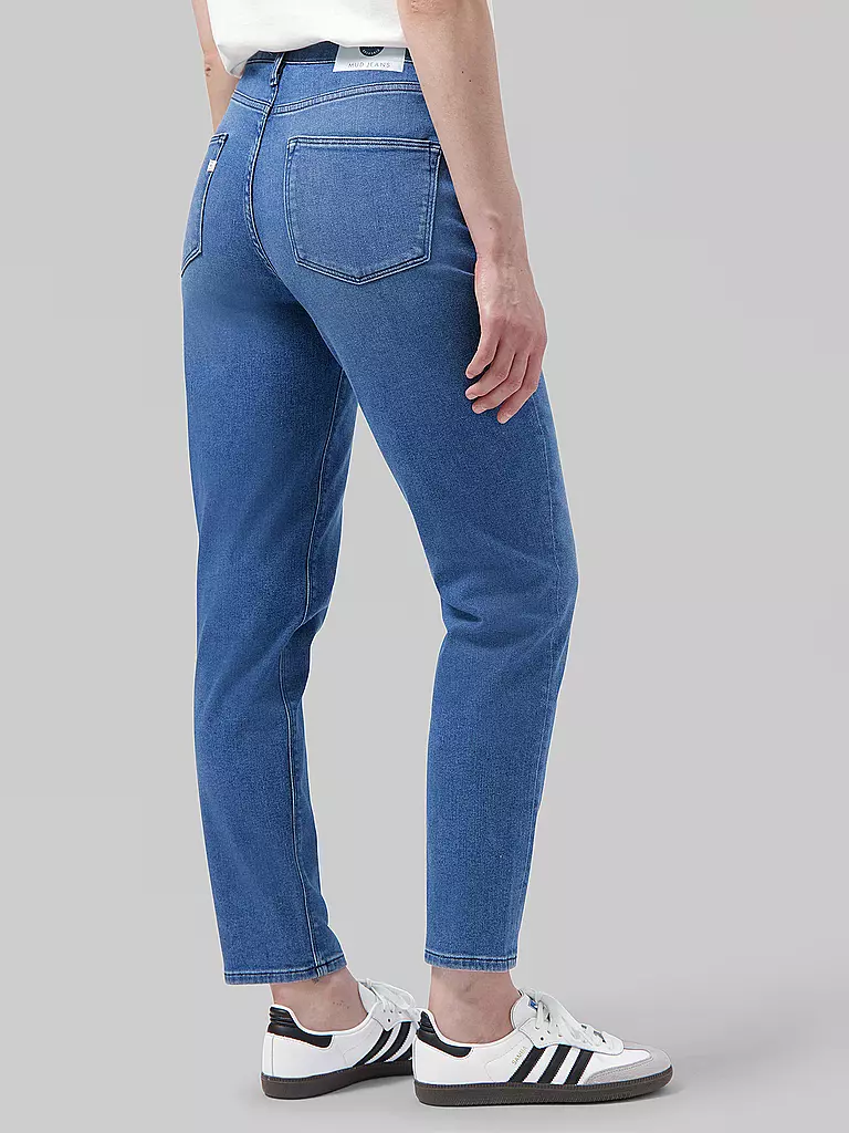 MUD JEANS Jeans Tapered Fit MAMS blau
