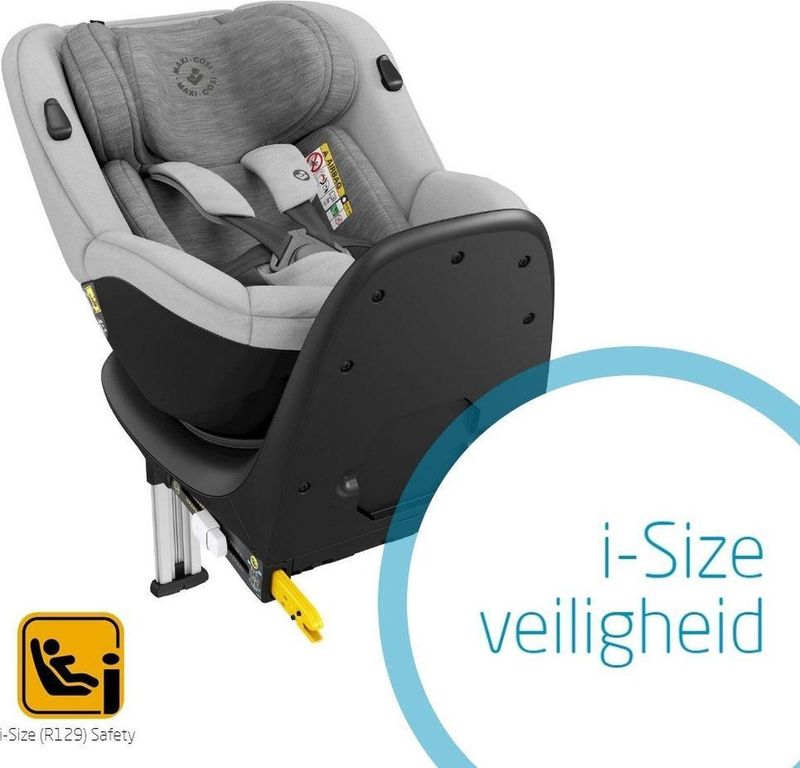 Maxi-Cosi Mica i-Size Autostoeltje - 360° draaibaar - Authentic Grey