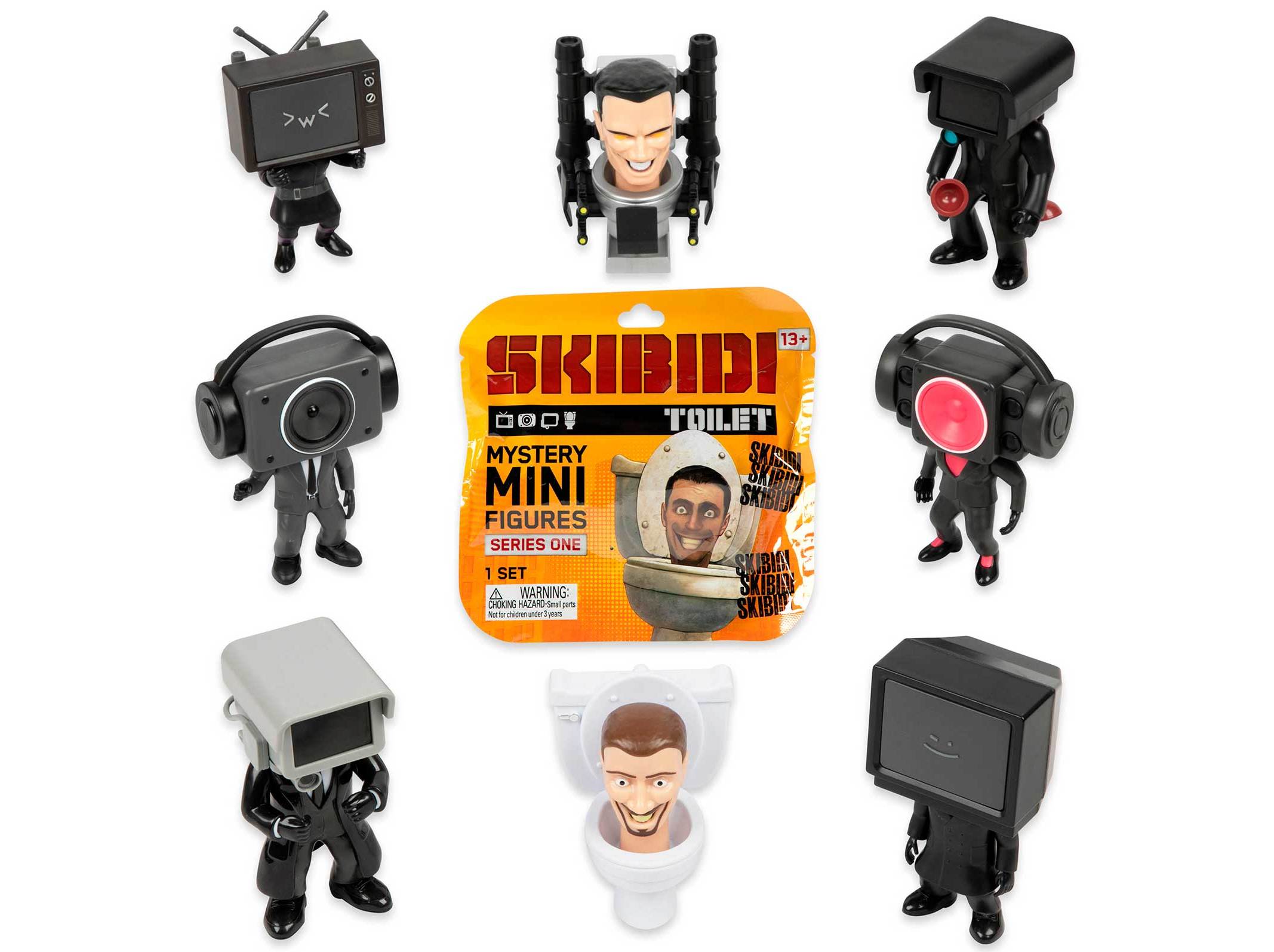 MINI FIGURAS SKIBIDI TOILET MODELOS SORTIDOS