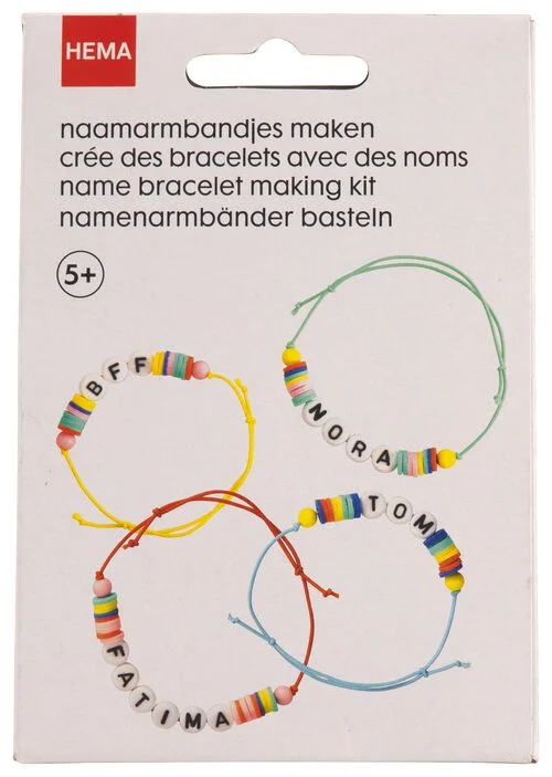 kit créatif bracelets à prénom