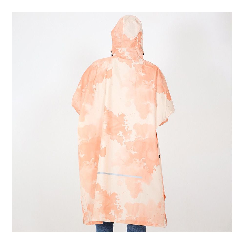 After Essentials RAIN WATERCOLOR - Poncho rose
