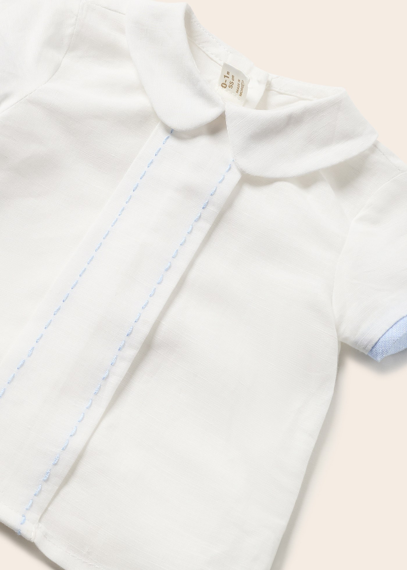 Conjunto de linho de 2 peças para recém-nascido
