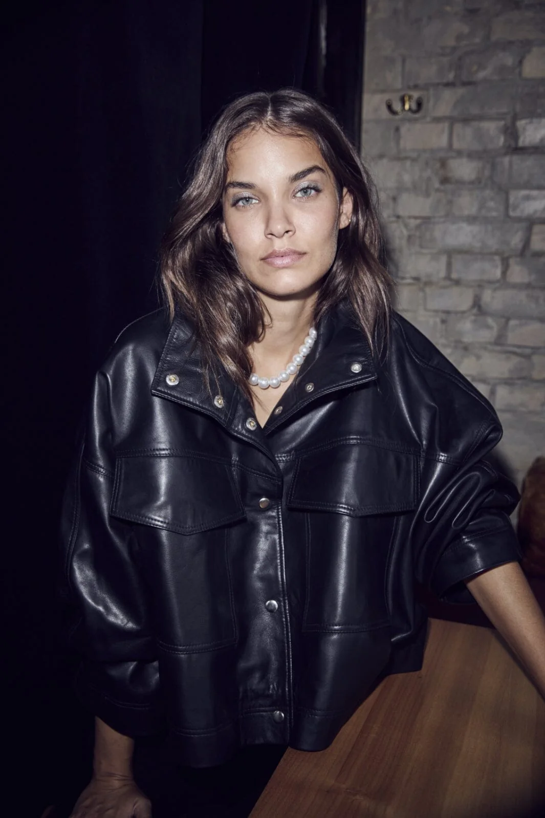 Co´Couture Phoebecc Leather Box Jacket 30260