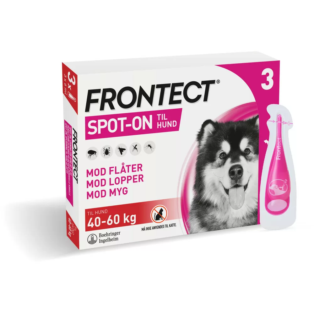 Frontect Spot On til hunde, 40-60 kg - 3 pipetter