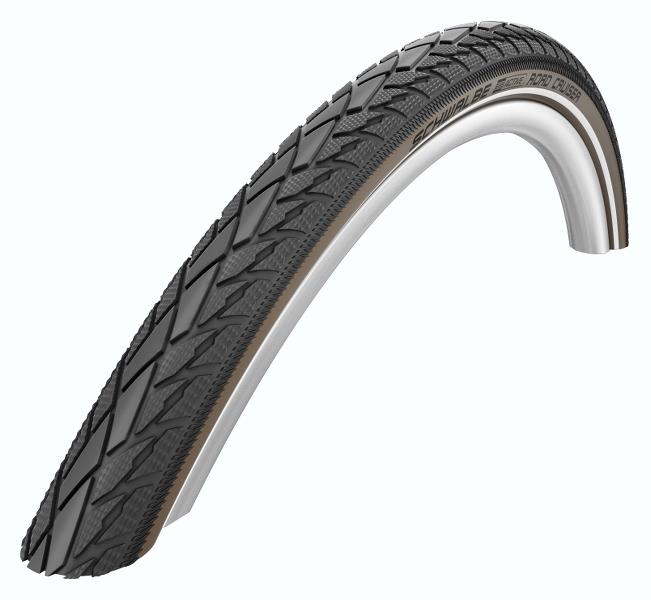 Schwalbe Road Cruiser 700x40c Kaffe sider