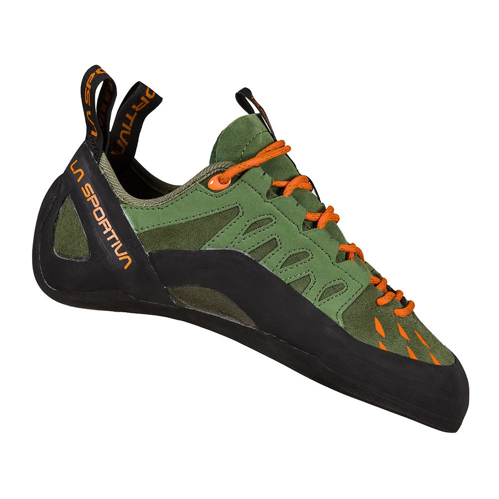 La Sportiva TARANTULACE - Chaussons d'escalade Homme olive/tiger