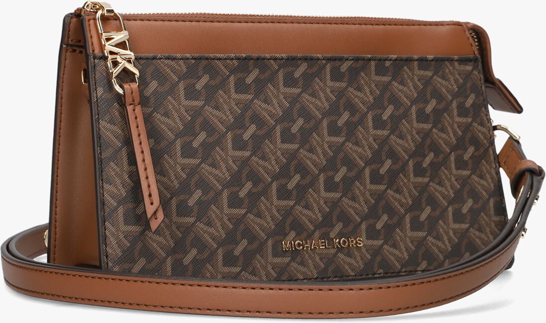 MICHAEL KORS cognac michael kors schoudertas lg conv xbody