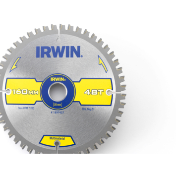 Irwin cirkelzaagblad 160x20 mm 48t multi
