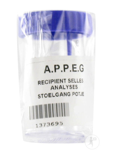 Appeg Pot Analyse Selles + Spatule Stérile 1 Set