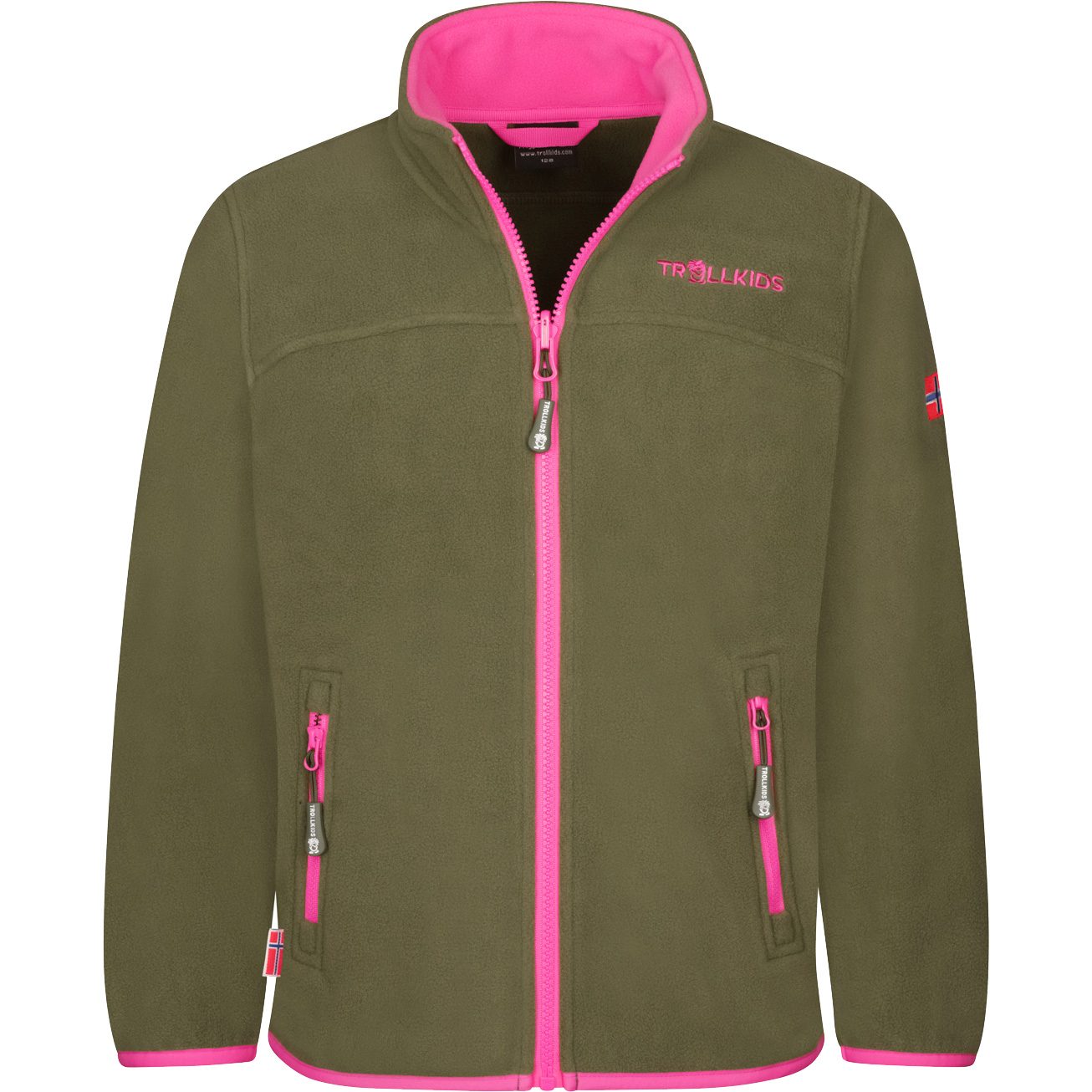 Trollkids Bryggen 3in1 Doppeljacke Mädchen dusky olive