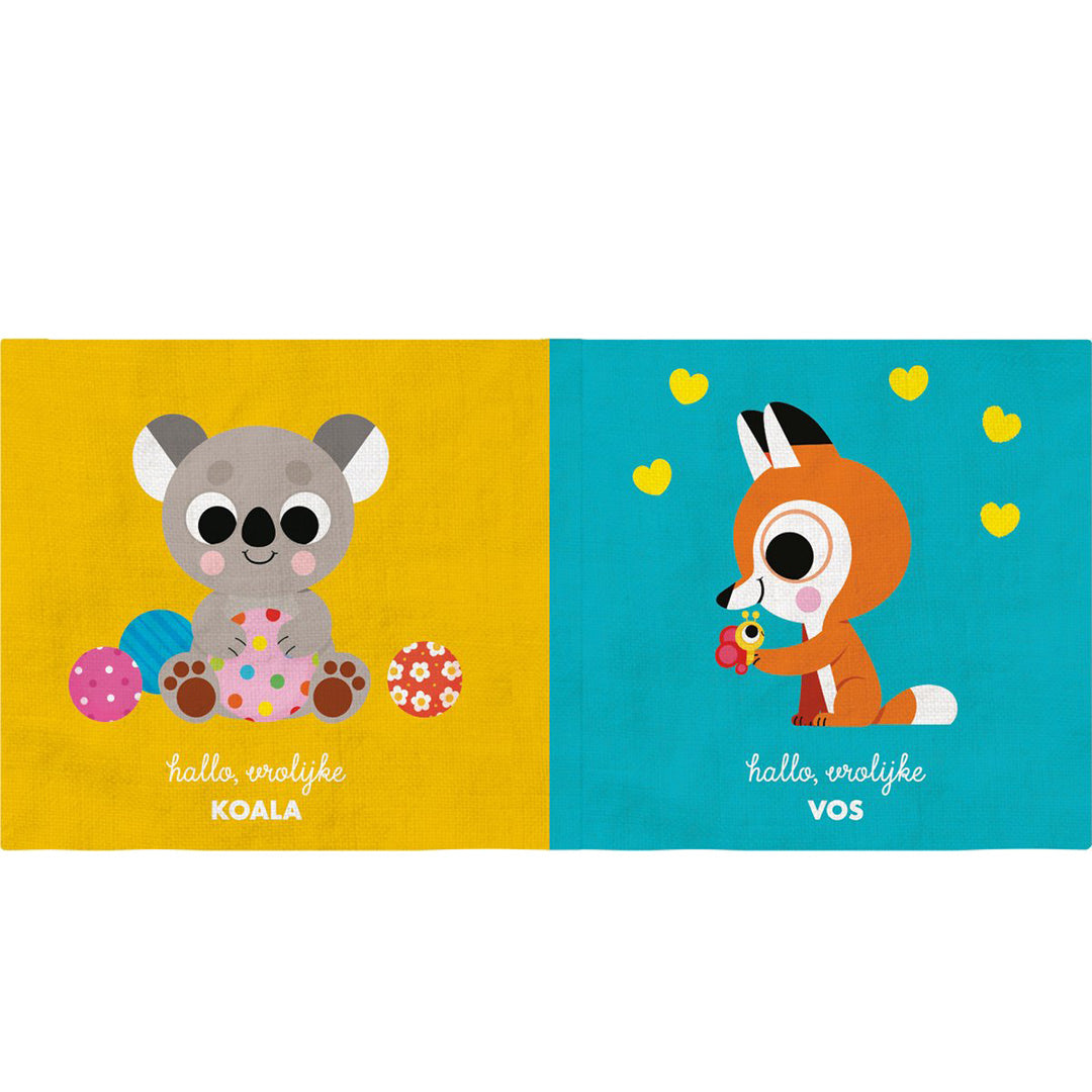Image books knisperboek met bijtring - vrolijke dieren