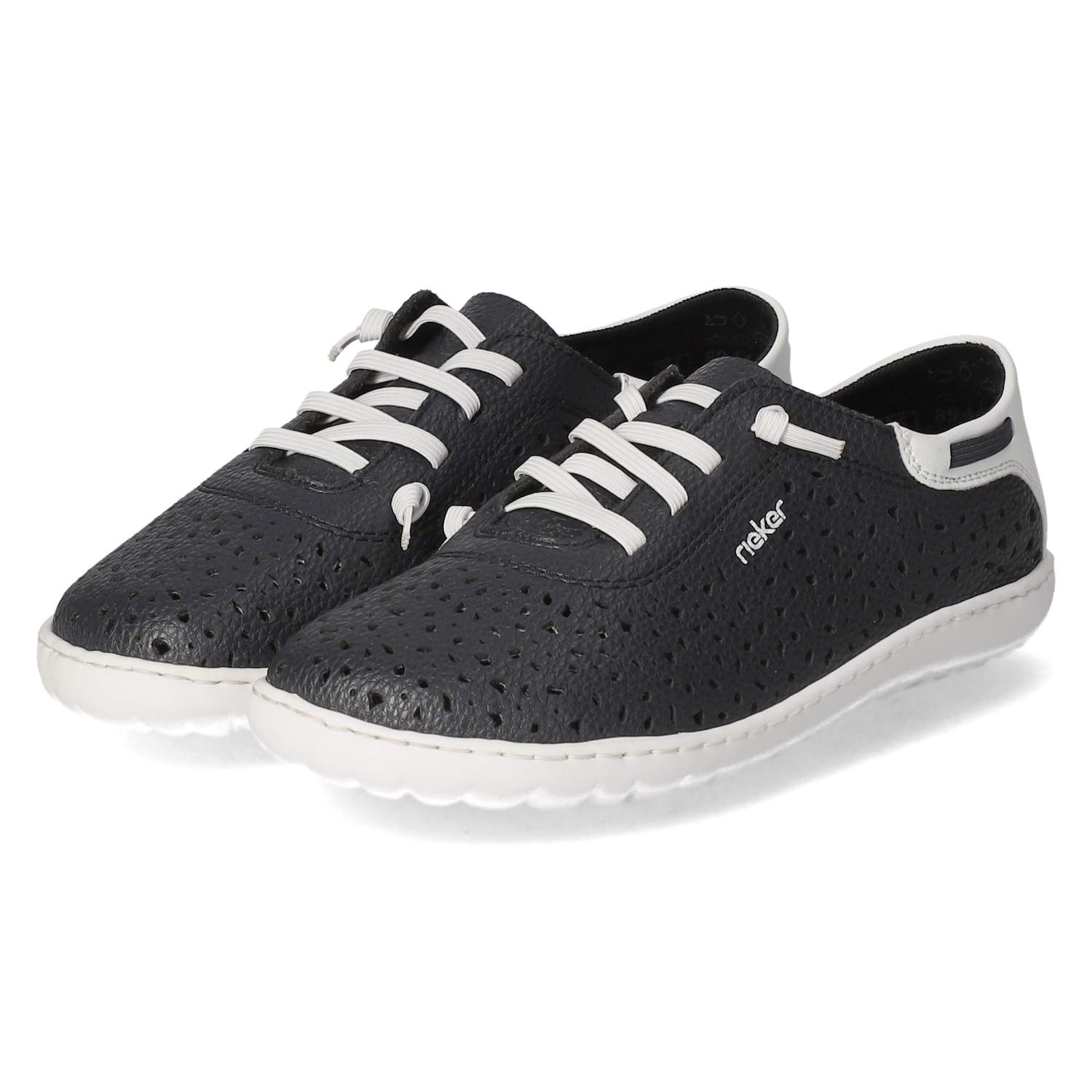 Rieker Low Sneaker - blau kombi