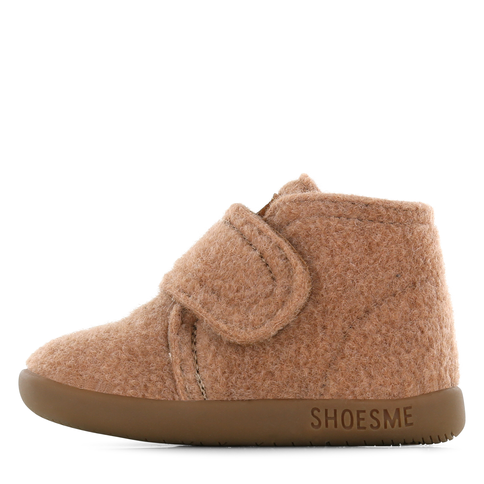 Shoesme lichtbruin vilten slofje  | Uni schoenen