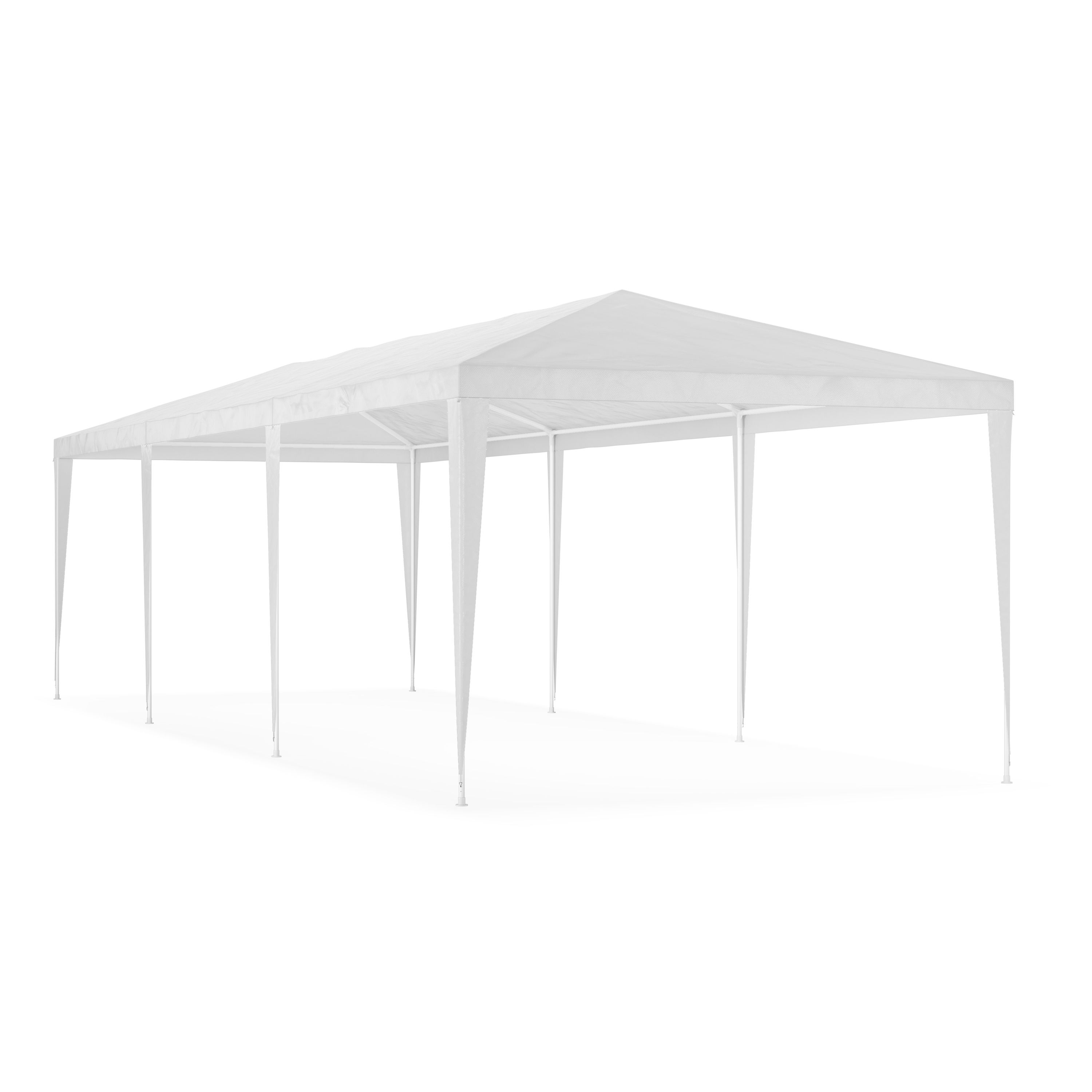 Partyzelt MARIS 9 x 3 m weiss inkl. 8 Seitenwände