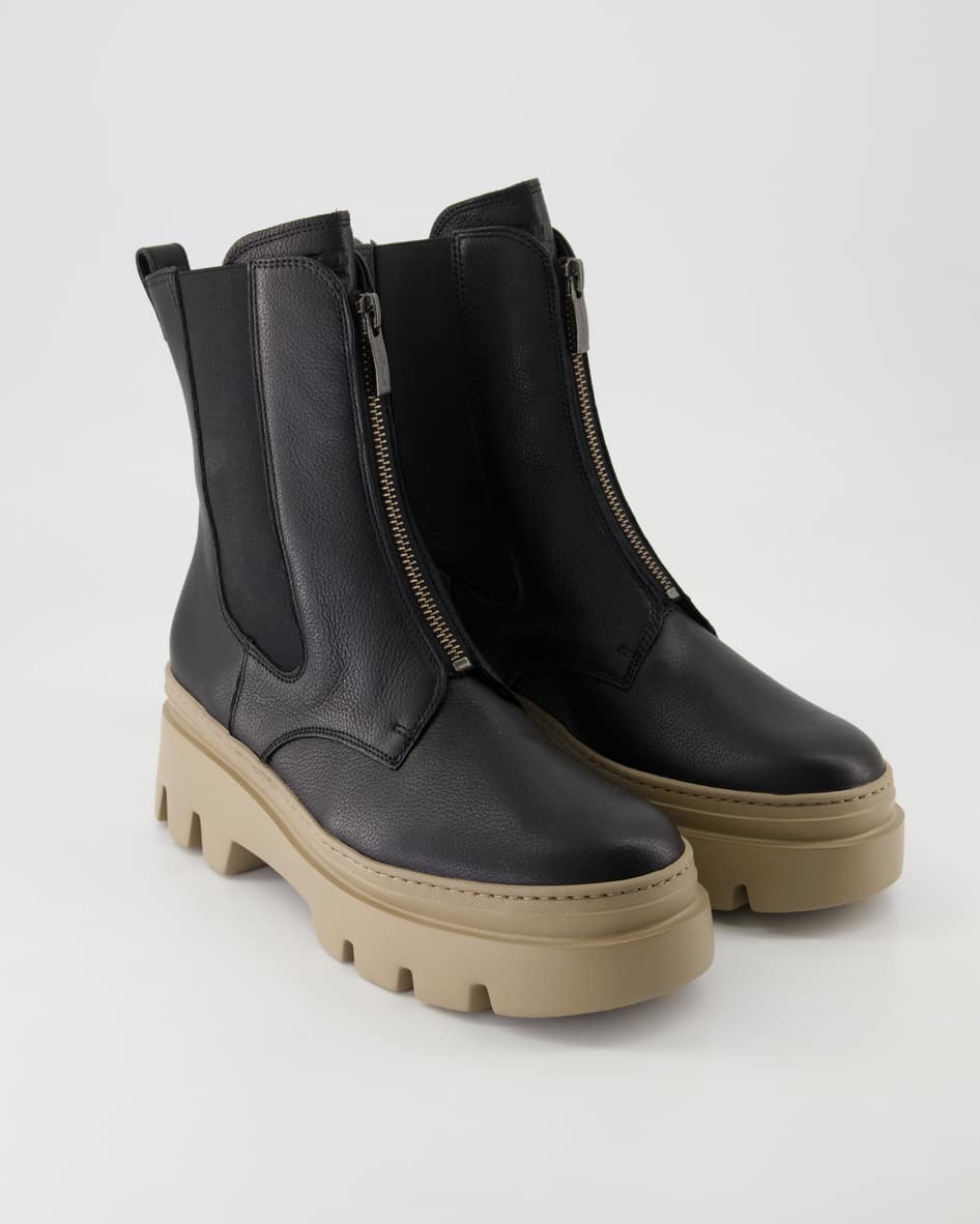 Paul Green 8030-016 Chelsea Boots in Schwarz