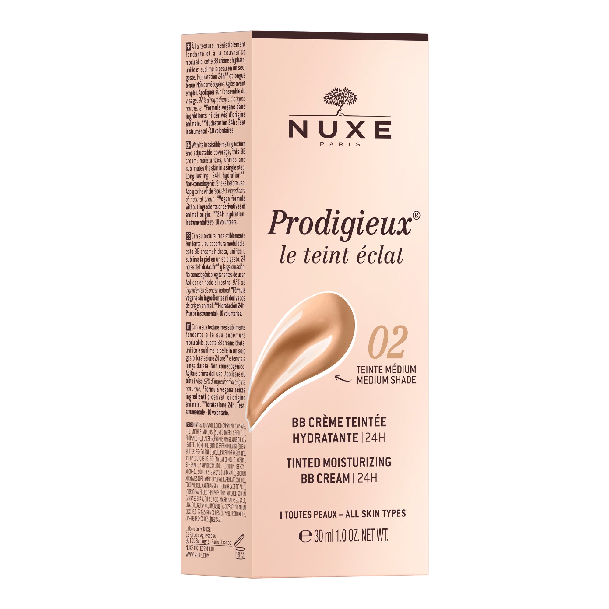 Getönte, feuchtigkeitsspendende BB-Creme - Farbton Medium 30 ml