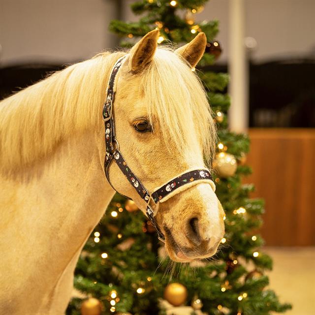 Halster QHP Kerst Sneeuwpop Donkerblauw