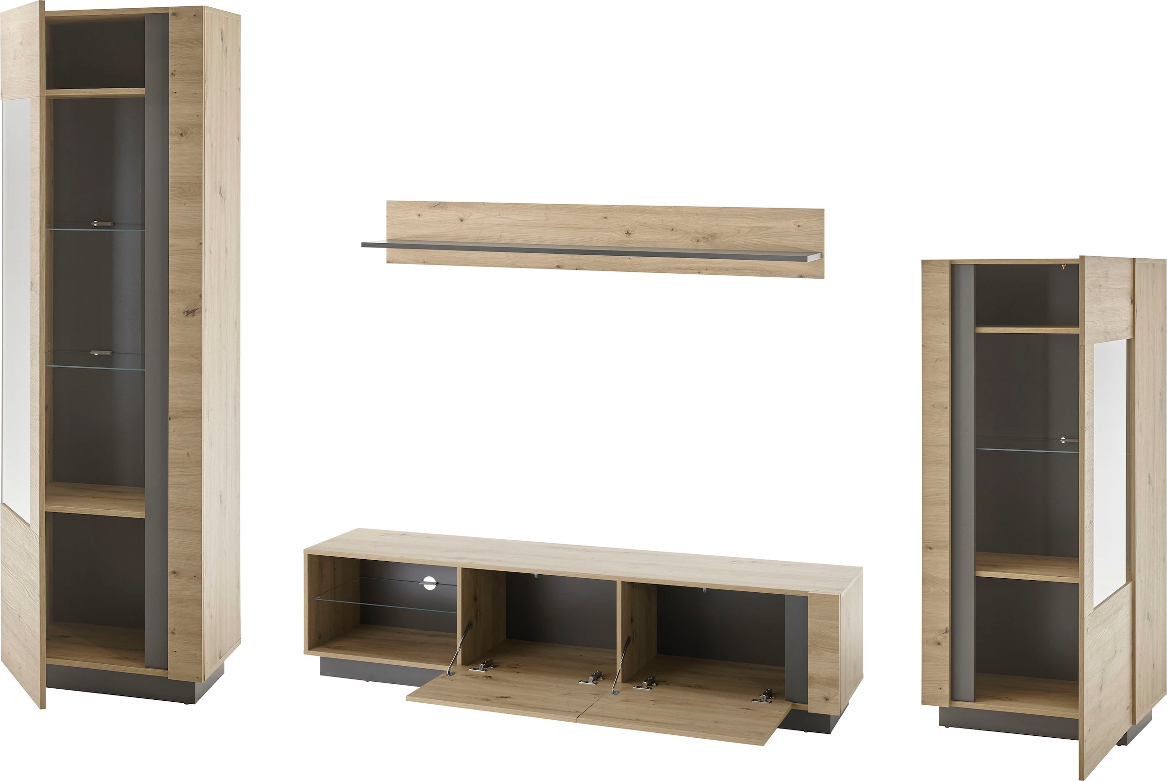 INOSIGN Wohnwand »CLAiR Kombi 22« Set, 4 Stk. tlg.