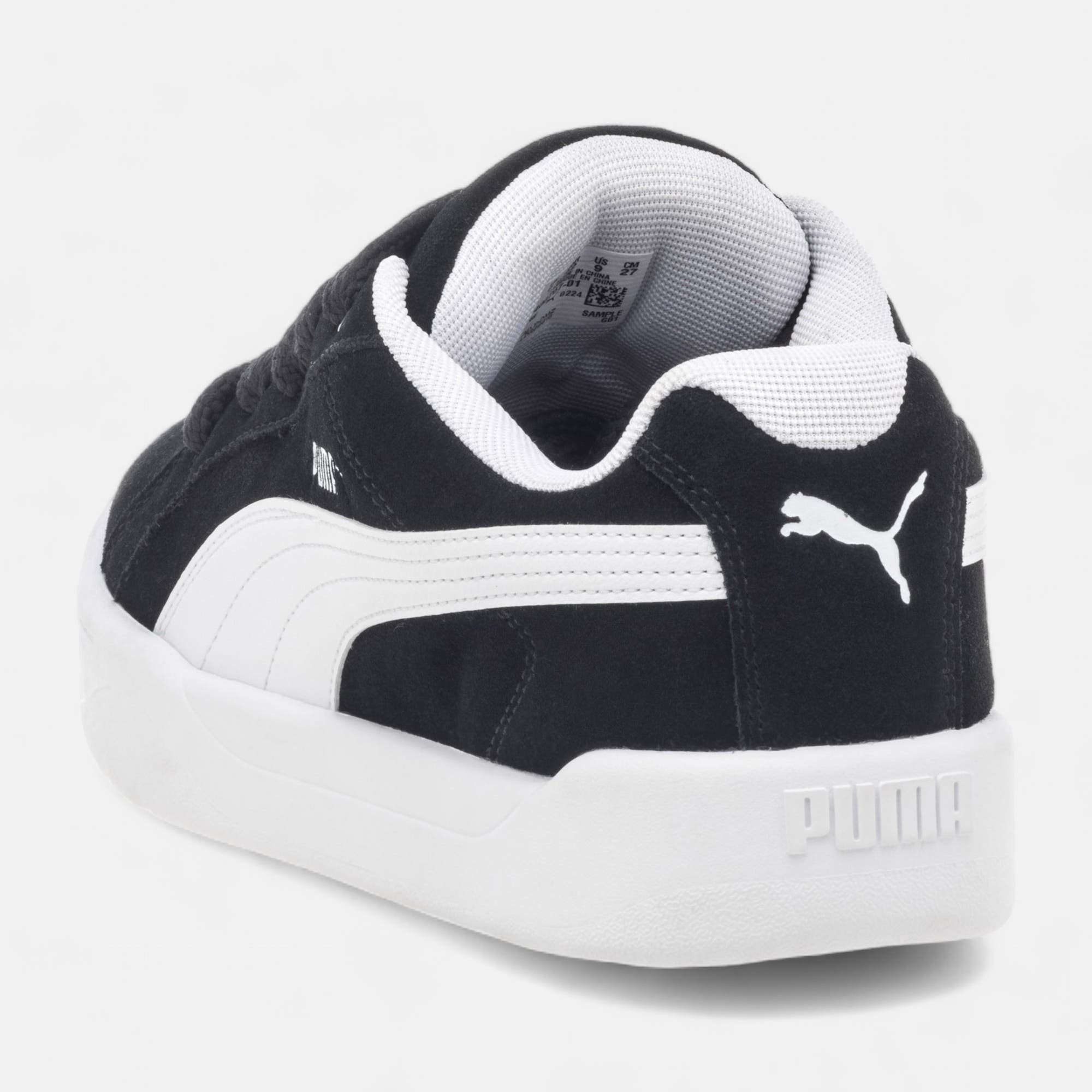 Sneakers Homme en cuir noir
