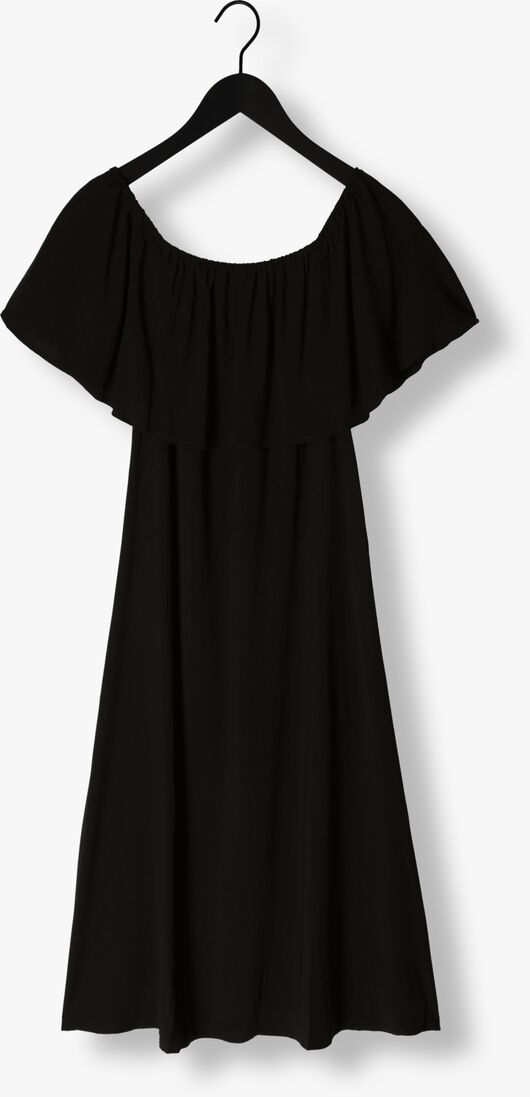 MY ESSENTIAL WARDROBE zwarte my essential wardrobe midi jurk sunnymw florence dress
