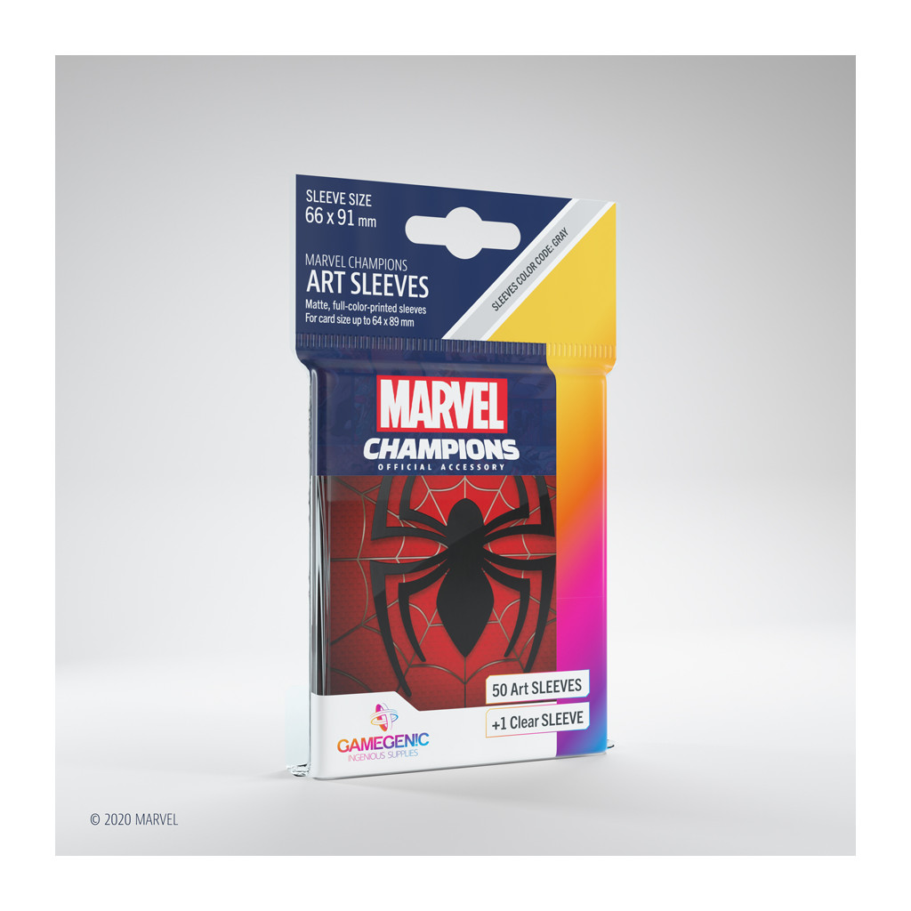 Gamegenic - Marvel Champions Art Sleeves - Spider Man