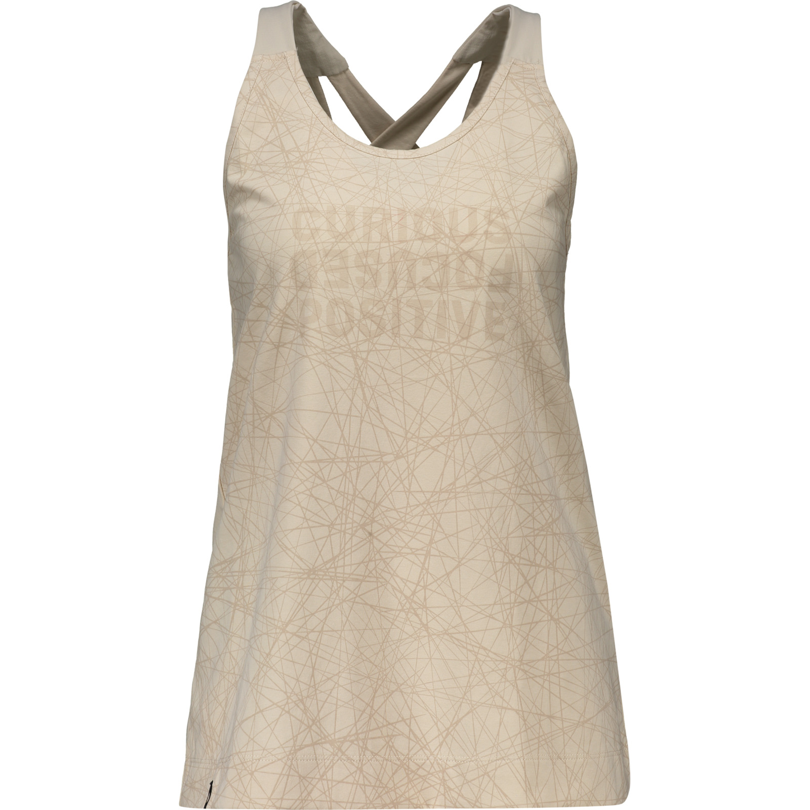 Salewa Damen-Tanktop Lavaredo Hemp Print offwhite, 38