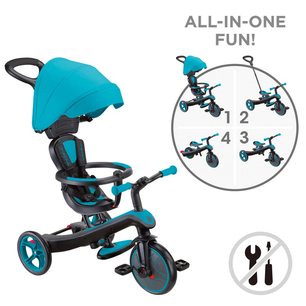 New Trike Explorer 4 in 1 Teal