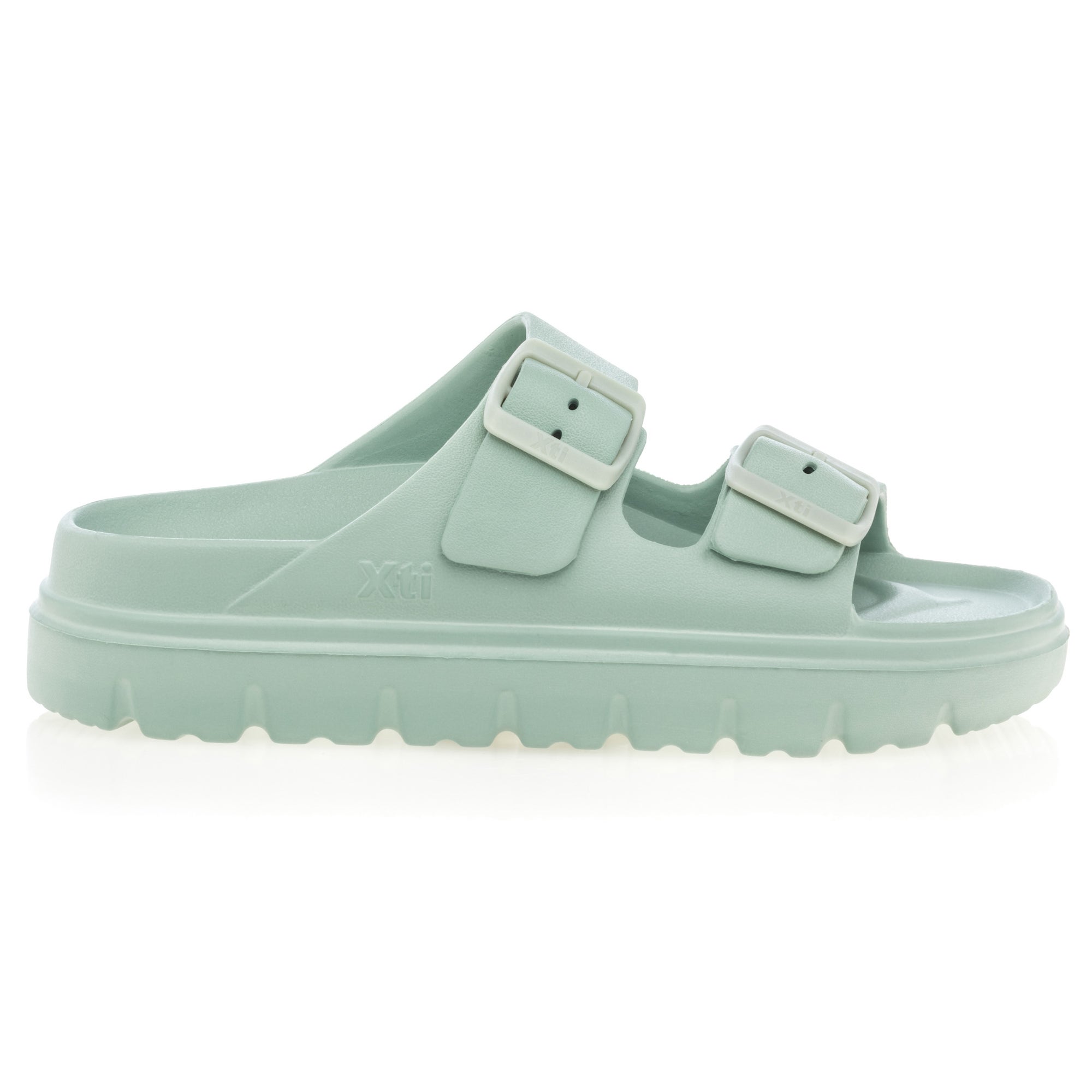 Claquettes de plage Femme vert clair