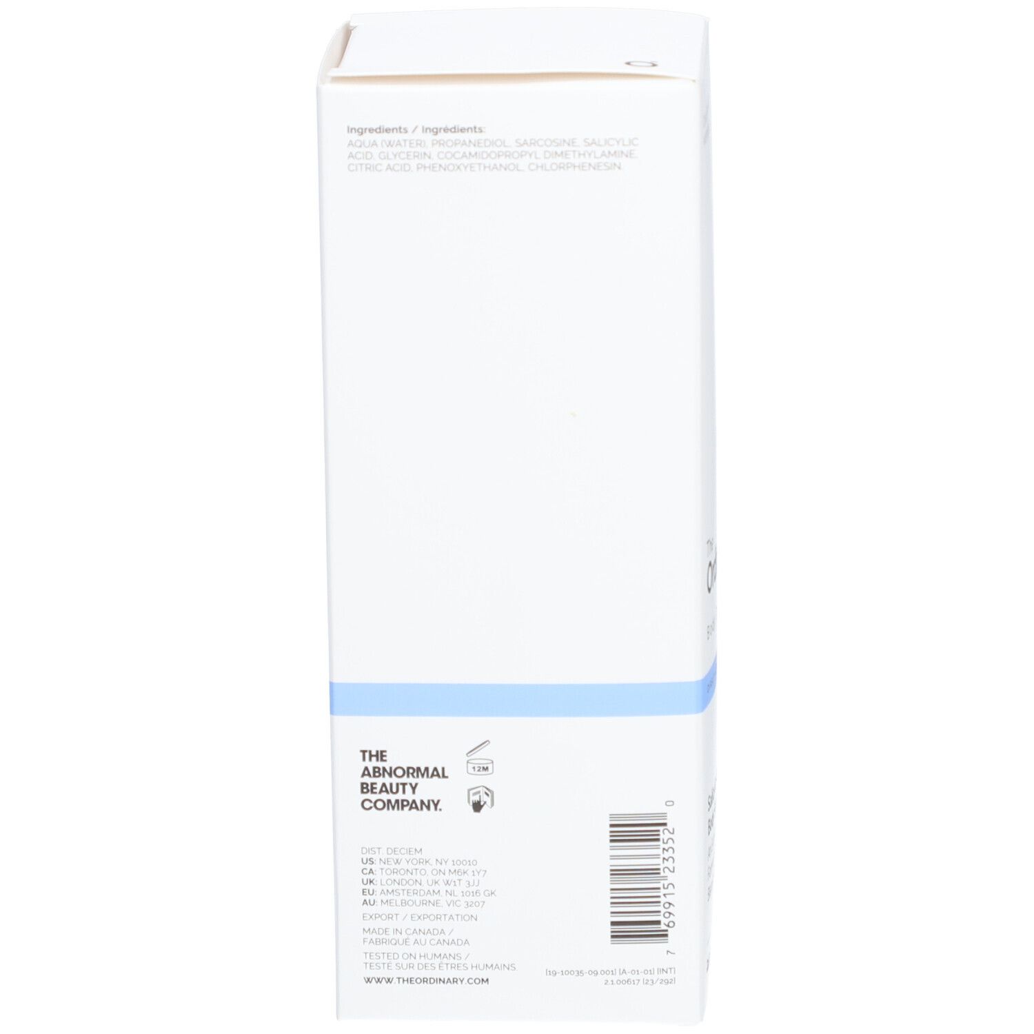 The Ordinary Salicylic Acid 0.5% Body Serum